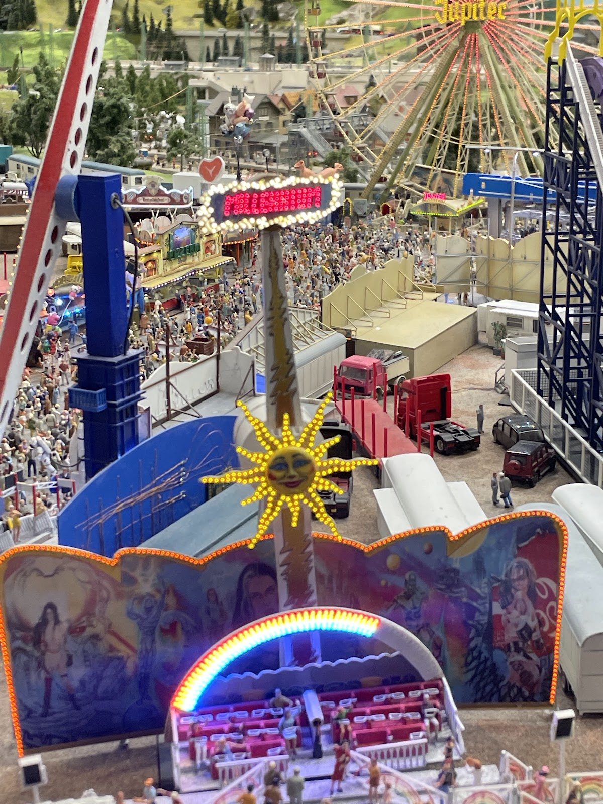 Miniatur Wunderland fairground scene