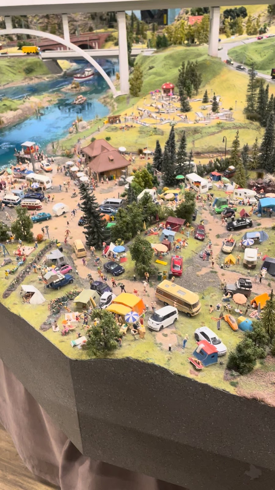 Miniatur Wunderland miniature town scene
